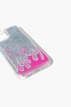 Flame Glitter Case For Iphone 12
