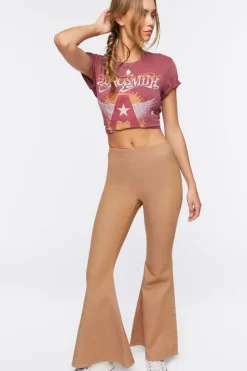 Flare Mid-Rise Jeans