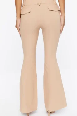 Flare Mid-Rise Pants