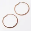Flat Hoop Earrings