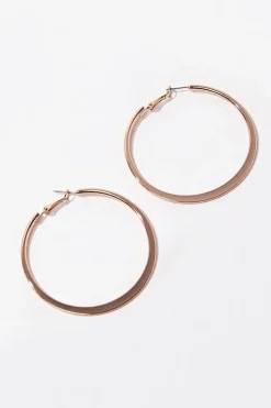 Flat Hoop Earrings