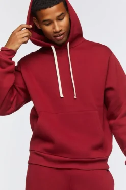 Fleece Drawstring Hoodie