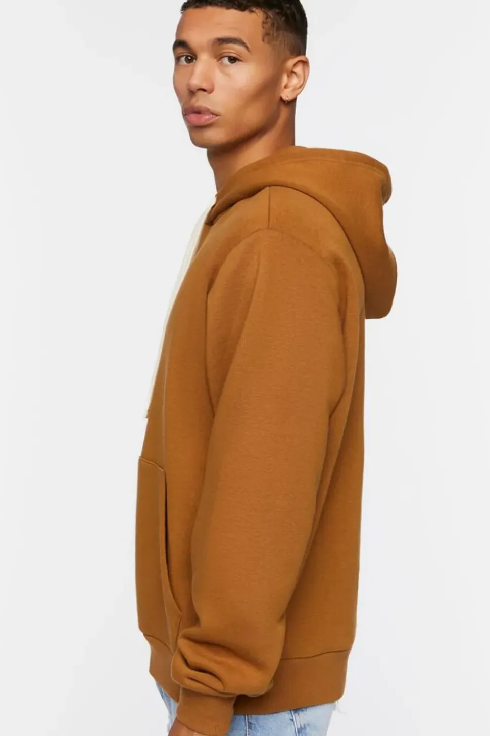 Fleece Drawstring Hoodie