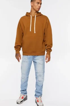 Fleece Drawstring Hoodie