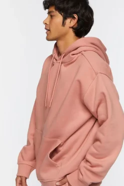 Fleece Drop-Sleeve Hoodie