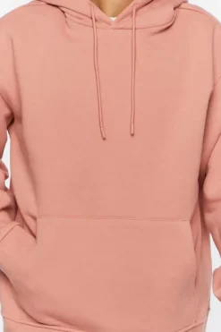 Fleece Drop-Sleeve Hoodie