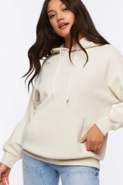 Fleece Drop-Sleeve Hoodie