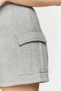 Fleece Flap-Pocket Shorts