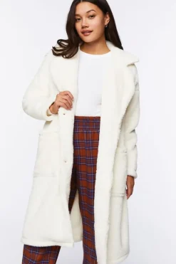 Fleece Longline Coat