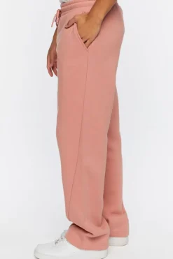 Fleece Straight-Leg Sweatpants