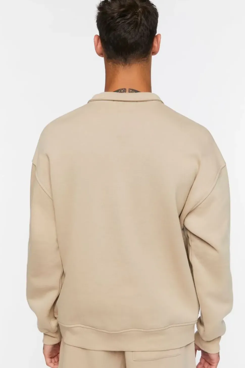 Flocked Still Going Graphic Half-Zip Pullover