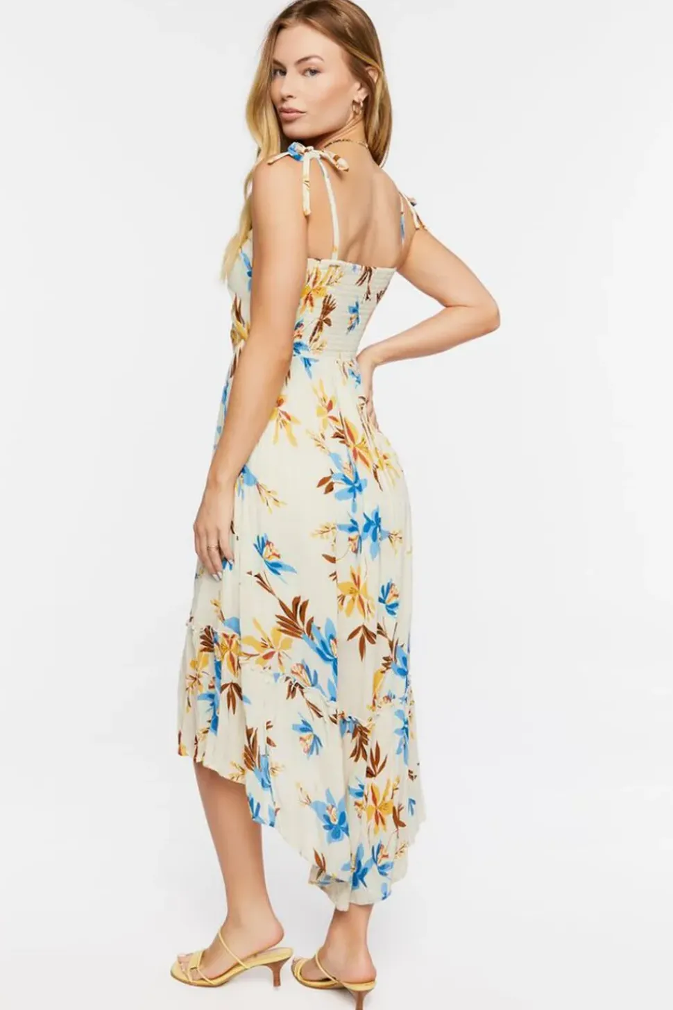 Floral Cutout Maxi Dress