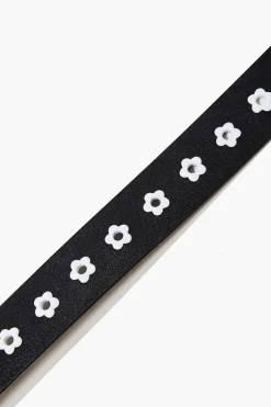 Floral Faux Leather Hip Belt