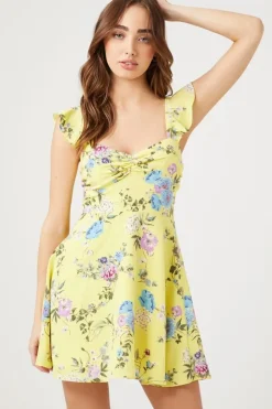 Floral Fit & Flare Mini Dress