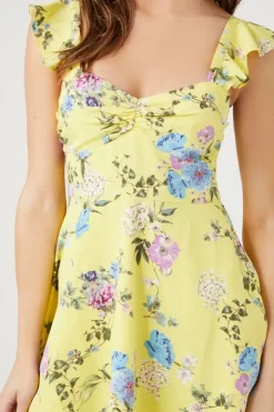 Floral Fit & Flare Mini Dress