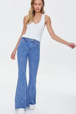 Floral Flare Jeans