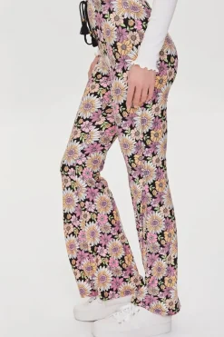 Floral Flare Pants