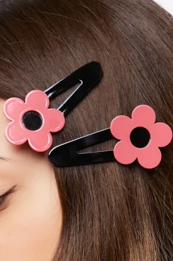 Floral Hair Clip Set