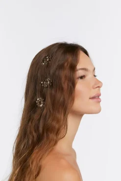 Floral Hair Clip Set