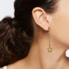 Floral Happy Drop Earrings