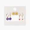 Floral Hoop & Stud Earrings