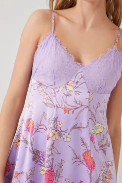 Floral Lace-Tiered Maxi Dress