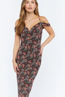 Floral Off-The-Shoulder Cami Dress