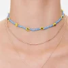 Floral Pendant Necklace Set