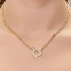 Floral Pendant Toggle-Clasp Necklace