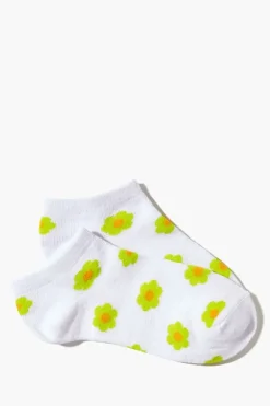 Floral Print Ankle Socks