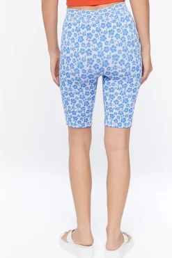 Floral Print Biker Shorts