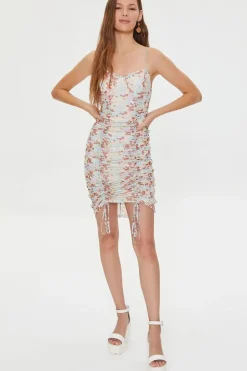 Floral Print Bodycon Dress