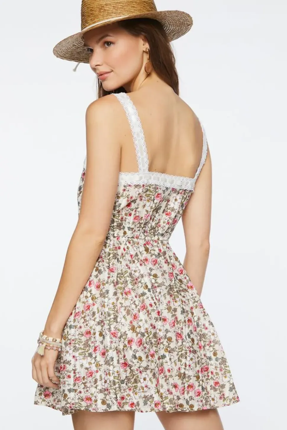 Floral Print Bow Dress