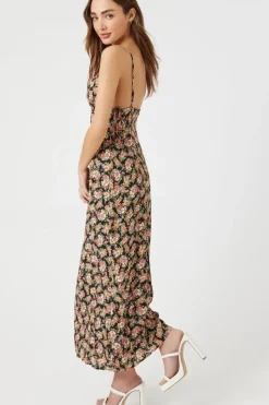 Floral Print Cami Maxi Dress