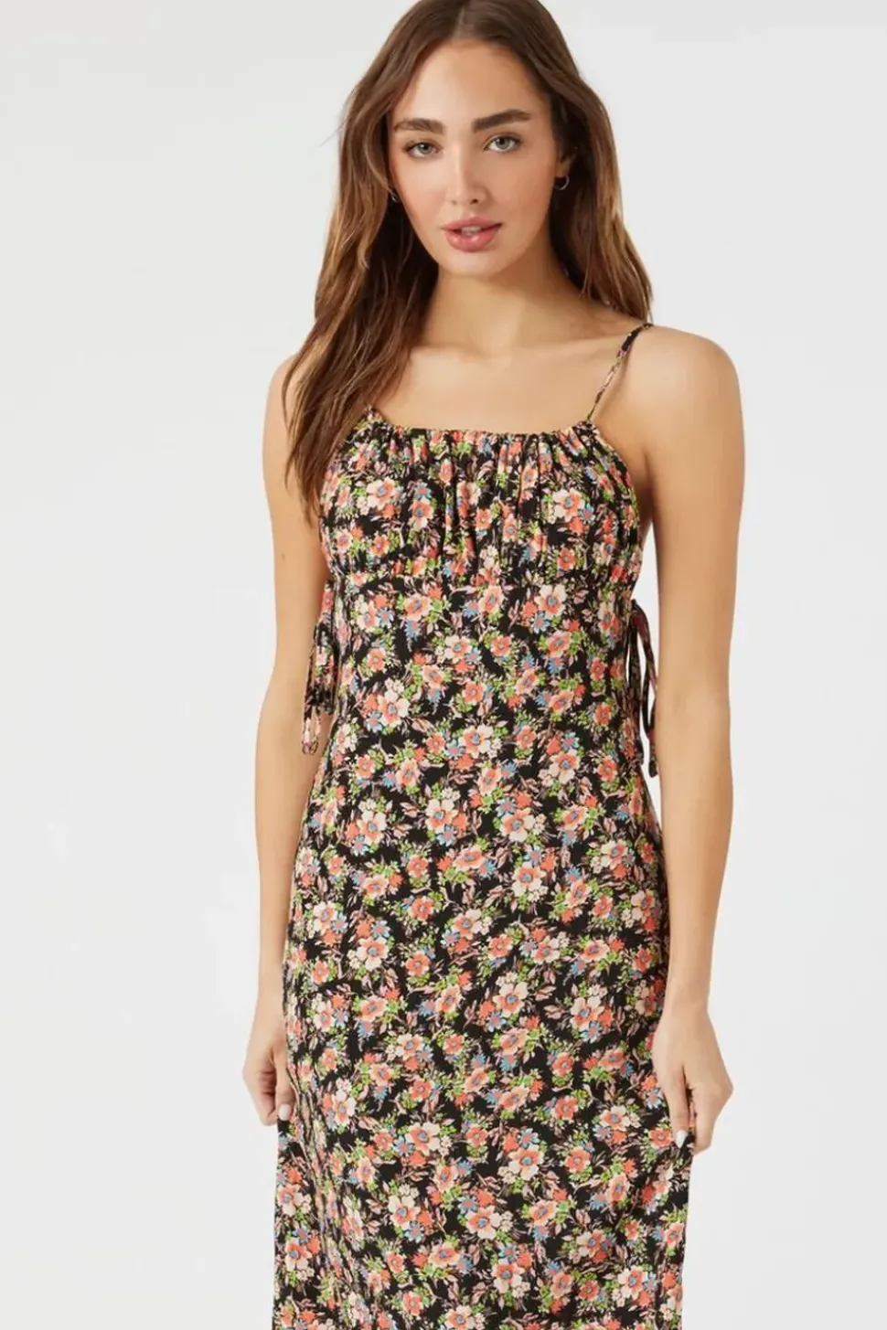 Floral Print Cami Maxi Dress