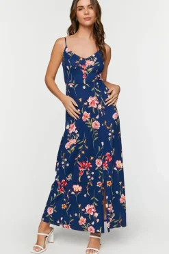 Floral Print Cami Maxi Dress