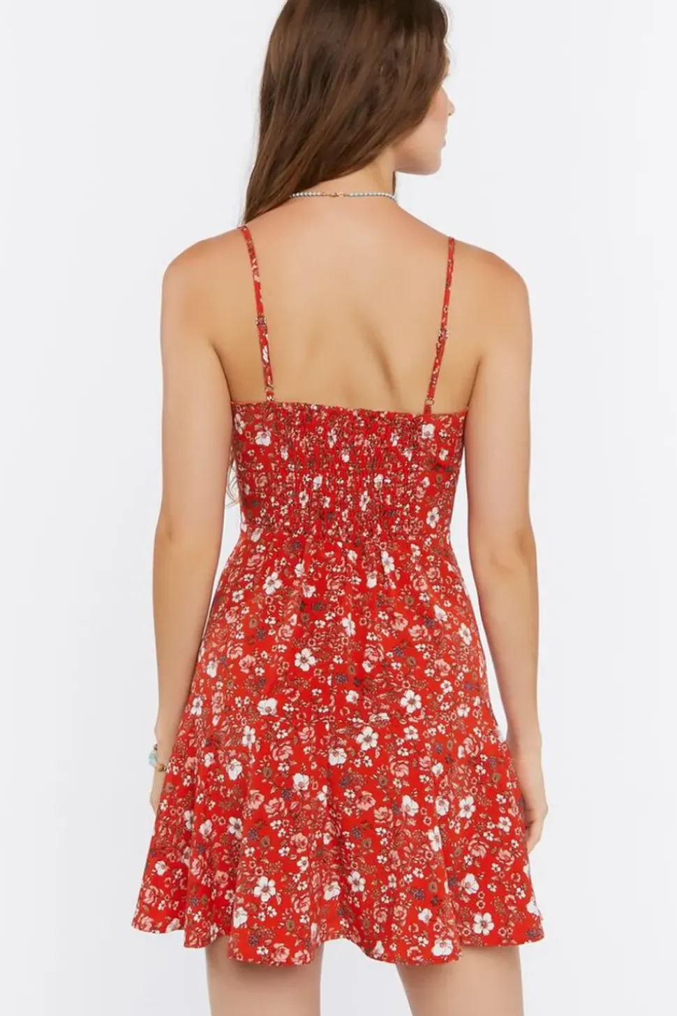 Floral Print Cami Mini Dress