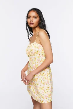 Floral Print Cami Mini Dress