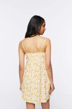 Floral Print Cami Mini Dress