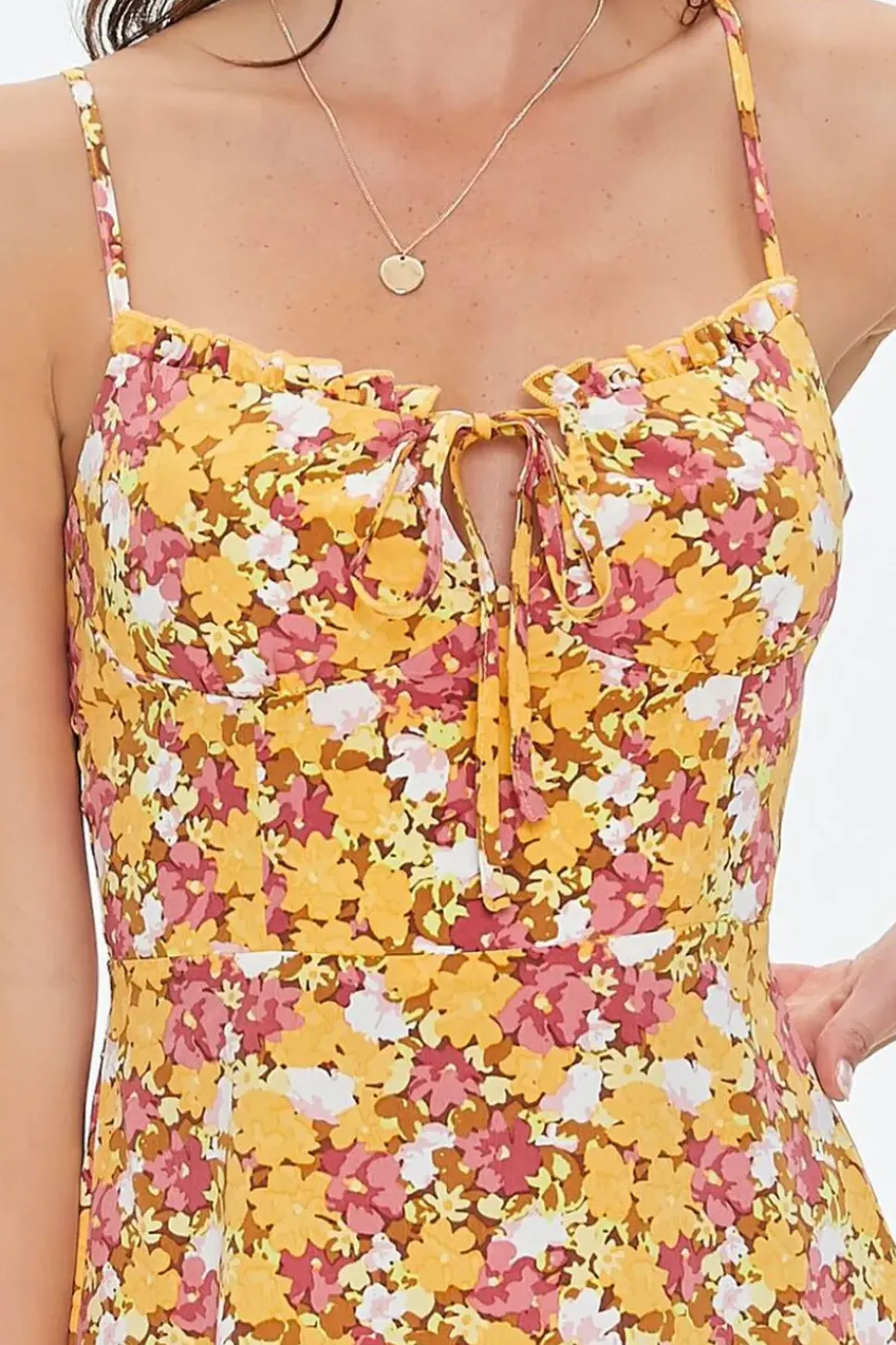 Floral Print Cami Mini Dress