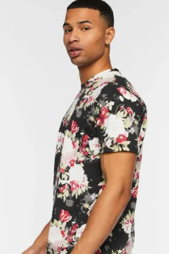 Floral Print Crew Tee