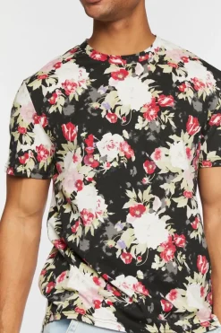 Floral Print Crew Tee