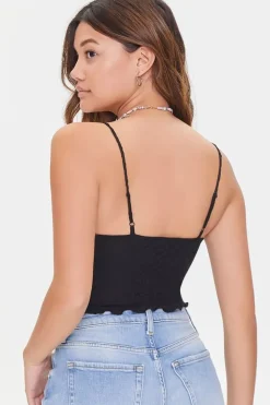 Floral Print Cropped Cami