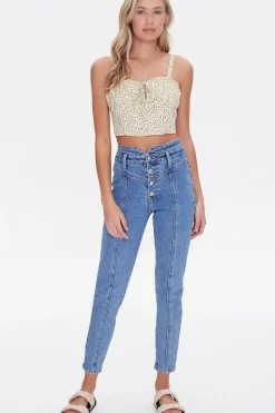 Floral Print Crop Top