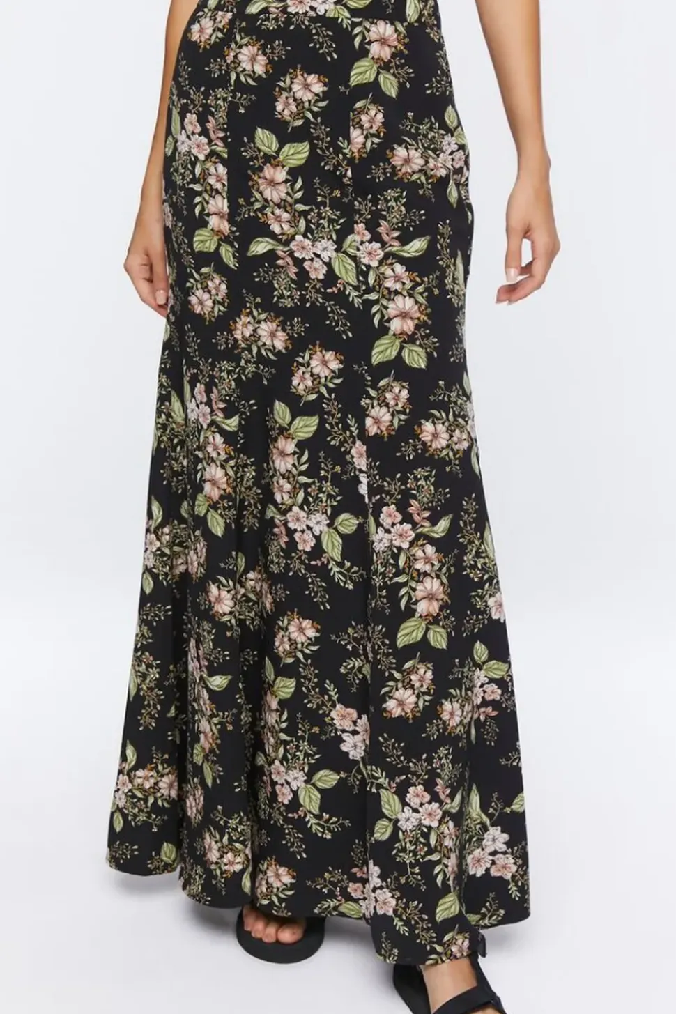 Floral Print Crop Top & Skirt Set