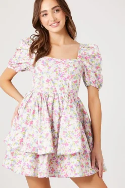 Floral Print Fit & Flare Dress