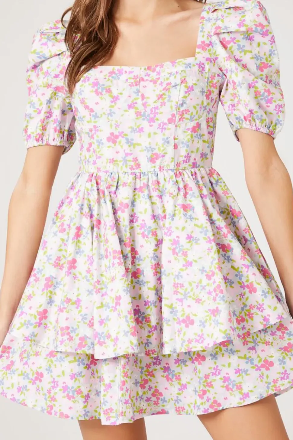 Floral Print Fit & Flare Dress