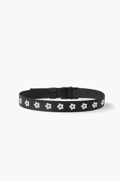 Floral Print Grosgrain Hip Belt