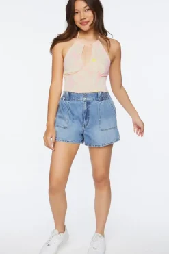 Floral Print Halter Top