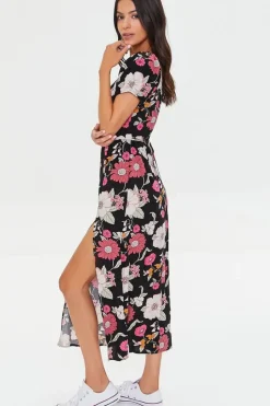 Floral Print Midi Dress